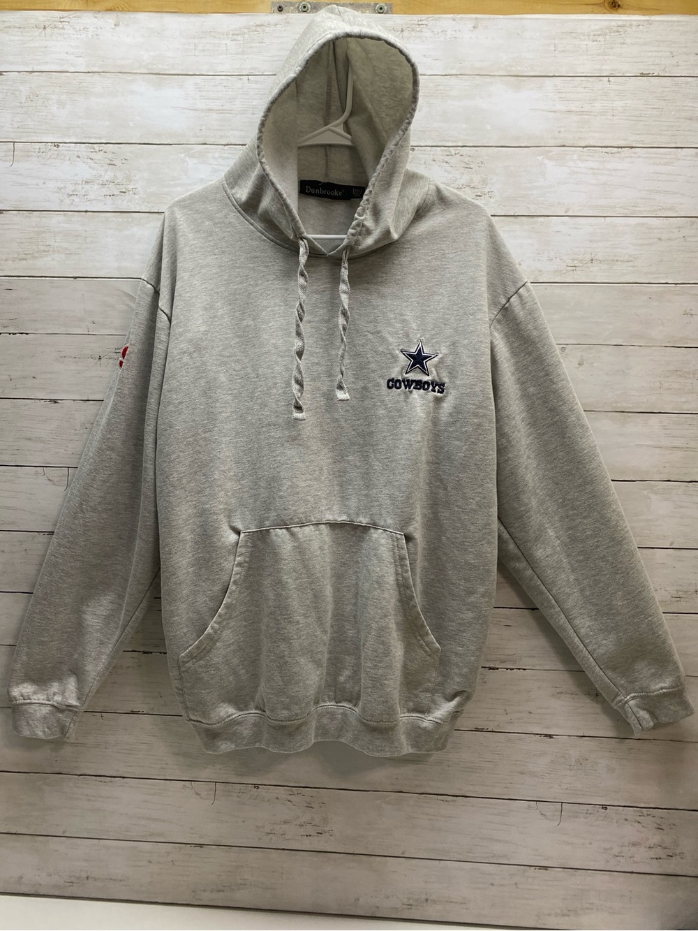 Dunbrooke Dallas Cowboys Sports Illustrated NFL Gray Lightweight Hoodie XL